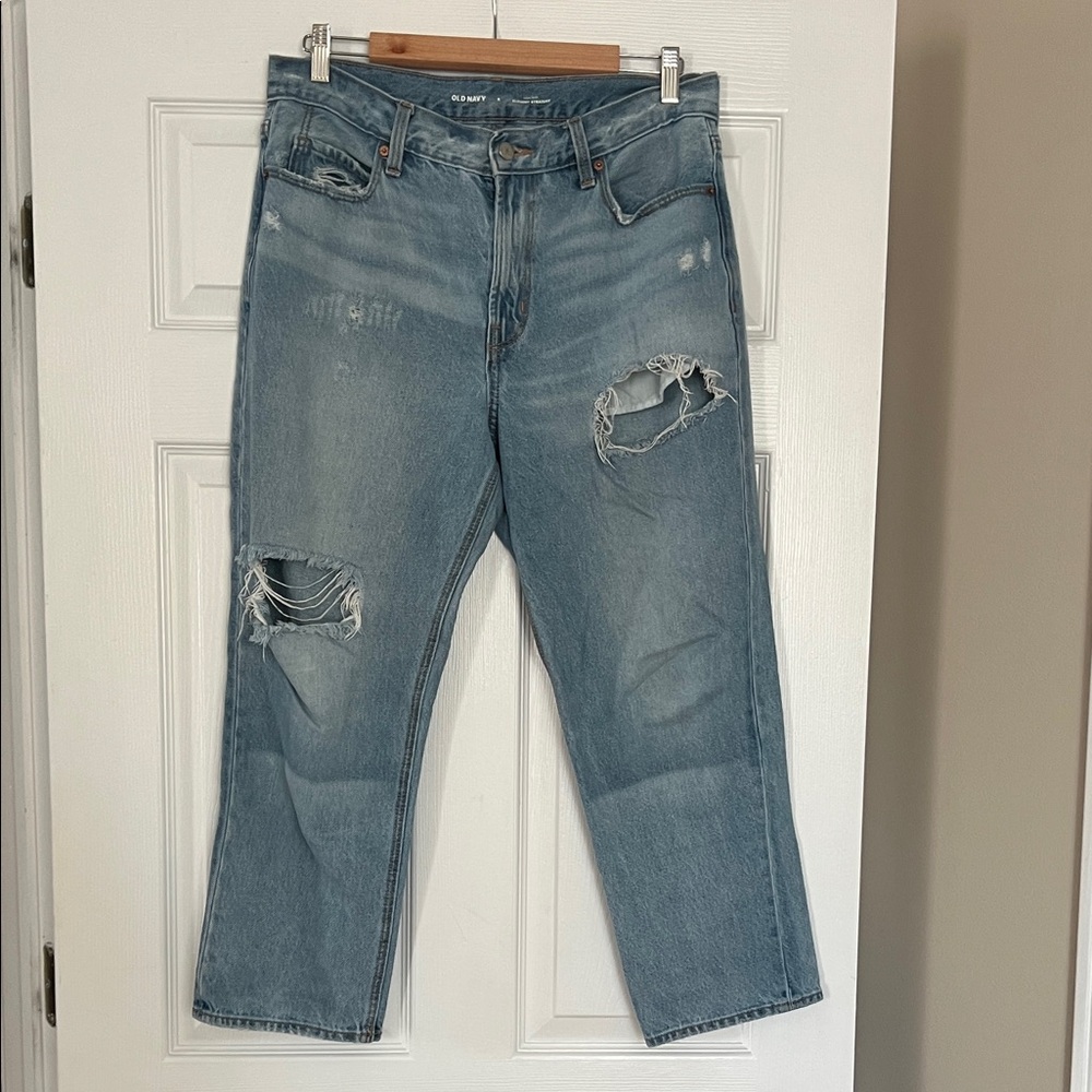 Old Navy Slouchy Straight Denim